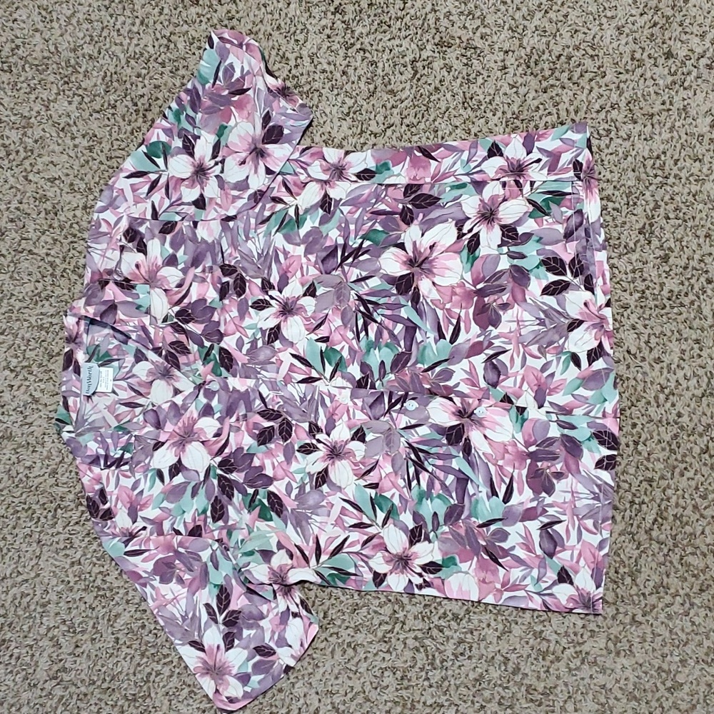 Vintage Style BonWorth Flower Blouse